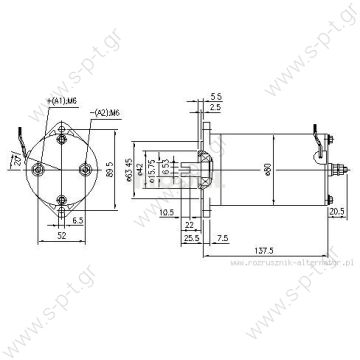 11.216.234 AME1716 MAHLE   ΜΟΤΕΡ ΗΛΕΚΤΡΙΚΟ  ΥΔΡΑΥΛΙΚΗΣ  ΑΝΤΛΙΑΣ  AME1716 MAHLE Letrika (Iskra) DC motor  24V 0.8kW (IM0194, MM303)   DC MOTOR LETRIKA (ISKRA)   ISKRA / LETRIKA AME1716 24V 0,8kW	Catalog number: 11216234 - 