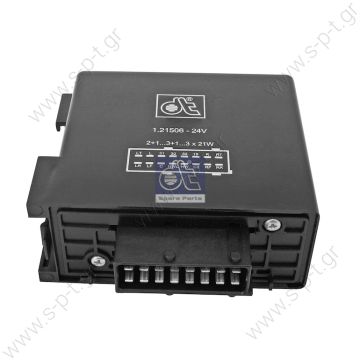 ΡΕΛΕ ΦΛΑΣ 16 ΕΠΑΦΕΣ Turn signal relay replaces Hella: 4DN 007 431-021  Art. No. 1.21506  SCANIA 24V 16P 1328548 1401789 4DN 007 431-021   ΡΕΛΕ ΦΛΑΣ SCANIA ΣΕΙΡΑ 4 16 ΕΠΑΦΕΣ [4DN007431021]   