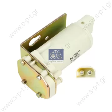 2.23045   DT Αντλία νερού πλύσης, καθαρ. τζαμιών   Washer pump replaces VDO: 246 075 051 007  Art. No. 2.23045   1606929  VOLVO 1606929 Water Pump, window cleaning - 