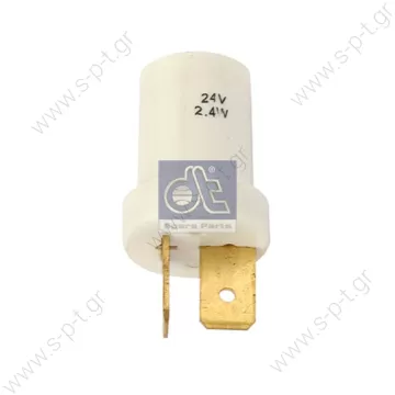 89901070  ΝΤΟΥΙ  ΛΕΥΚΟ  ΜΕ ΛΑΜΠΑ 24V 2.4W MAN      MERCEDES 89901070  Bulb, instrument lighting Socket bulb Art. No. 4.62380   KÄSSBOHRER 7581048000 MAN 81.25901-0063 MERCEDES-BENZ A3075440094  3075440094 NEOPLAN 3075440094 - 