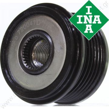 535005910   INA ΤΡΟΧΑΛΙΑ ΔΥΝΑΜΟ  CITROEN C2, C3, C4, PEGEOT 206, 207, 6PV   Citroen Xantia C8 C5 2.0 2.2 Hdi 109  Ø [mm]: 59,1 mm 6  PV  D  35.6 mm I  535005910 535K005101 F23236902 F23236904 F23236905 F23236907 F2323692 F2323694 F23977901 - 