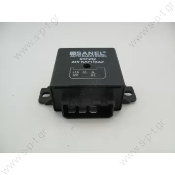 MAN SKF242 24V  MAN SKF242 24V Kl door is opened after 1 sec. once button is pressed. Buzzer gives signal for 3 sec. when button is pressed again. When buzzer is off, K2 door does open.    		 - 
