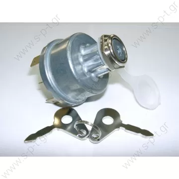 MF071BK-IGS0  Διακόπτης Προθέρμανσης – Μίζας Massey Ferguson      MASSEY MF265 IGNITION SWITCH  Digger Tractor Plant Ignition Switch + 2 Key For Massey Ferguson JCB LUCAS 35670              - 