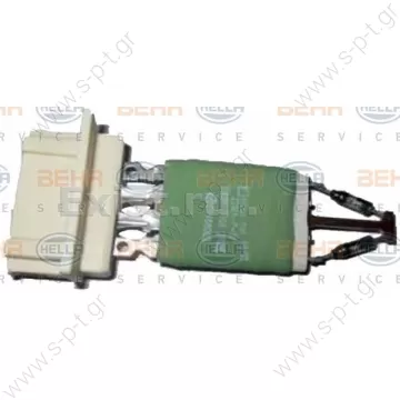 HELLA: 9ML351332-401 ΑΝΤΙΣΤΑΣΗ ΚΑΛΟΡΙΦΕΡ MERCEDES ACTROS MP2/3      Αντίσταση Καλοριφέρ A0018216960 Mercedes Benz    Resistor, interior blower for Mercedes Actros MERCEDES:001 821 69 60 - A 001 821 69 60    - 