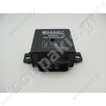 MAN SKF242 24V  MAN SKF242 24V Kl door is opened after 1 sec. once button is pressed. Buzzer gives signal for 3 sec. when button is pressed again. When buzzer is off, K2 door does open.    		
