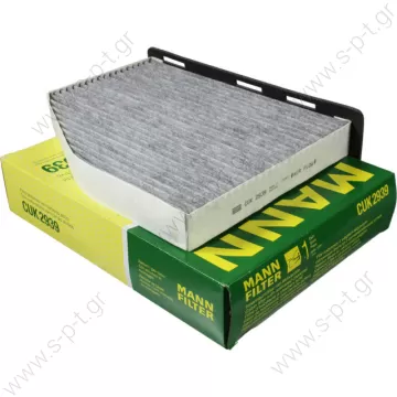 CUK 2939 MANN-FILTER Φίλτρο, αέρας εσωτερικού χώρου (ΚΩΔΙΚΟΙ OEM: 1k1819653b) adsotop φίλτρο ενεργού άνθρακα  CUK2939 Φίλτρο Καμπίνας ¶νθρακος A/C Mann 1K1819653B - 