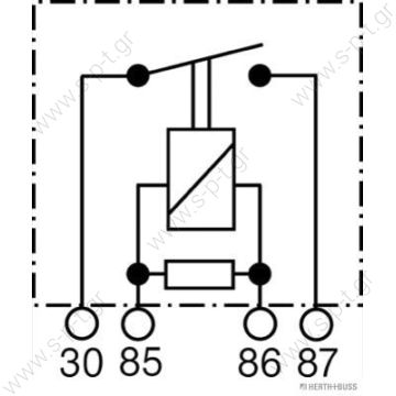 1.21093 DT Ρελέ  1.21093 ΡΕΛΕ MAN MERCEDES DAF SCANIA RENAULT   Relay Art. No. 1.21093  ΟΕ κωδικό:    364 542 7319,   81259020452 - 