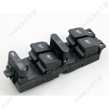 1J4959857A ΔΙΑΚΟΠΤΗΣ ΗΛΕΚΤΡΙΚΩΝ ΠΑΡΑΘΥΡΩΝ SKODA OCTAVIA II/FABIA - OCTAVIA I - SUPERB (4ΠΛΟΣ)| 9PIN/ LH          ΔΙΑΚΟΠΤΗΣ ΗΛΕΚΤΡΙΚΟΥ ΠΑΡΑΘΥΡΟΥ SKODA OCTAVIA, FABIA, VW GOLF IV, V, ΠΡΑΣΙΝΟ, 10 ΕΠΑΦΕΣ      