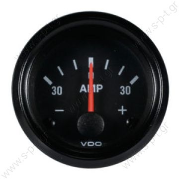 190-037-001G, VDO    ΑΜΠΕΡΟΜΕΤΡΟ 30Α Φ52   190037001G   ΑΜΠΕΡΟΜΕΤΡΟ VDO -30\+30Α Φ52        I00001 Ammeter 30A 12/24V 52mm  VDO Cockpit International 30A Ammeter Does Not Require External Shunt 12V - 190 903 - 