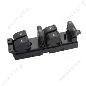 1J4959857A ΔΙΑΚΟΠΤΗΣ ΗΛΕΚΤΡΙΚΩΝ ΠΑΡΑΘΥΡΩΝ SKODA OCTAVIA II/FABIA - OCTAVIA I - SUPERB (4ΠΛΟΣ)| 9PIN/ LH          ΔΙΑΚΟΠΤΗΣ ΗΛΕΚΤΡΙΚΟΥ ΠΑΡΑΘΥΡΟΥ SKODA OCTAVIA, FABIA, VW GOLF IV, V, ΠΡΑΣΙΝΟ, 10 ΕΠΑΦΕΣ       - 