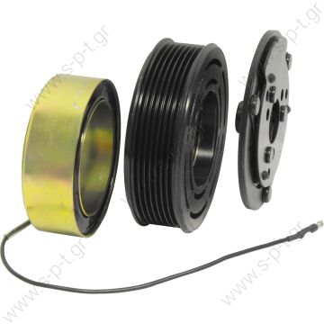 CA207 ΤΡΟΧΑΛΙΑ  ΣΥΜΠΙΕΣΤΗ  SANDEN 12V SD7H15 CLUTCH ASSEMBLY  SANDEN SD709 SD7H15    Compressor Parts Sanden compressor clutch   Clutch Hub,Pulley & Coil                - 