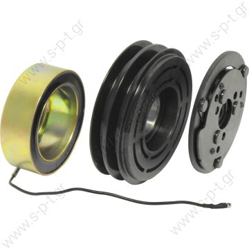 CA207 ΤΡΟΧΑΛΙΑ  ΣΥΜΠΙΕΣΤΗ  SANDEN 12V SD7H15 CLUTCH ASSEMBLY  SANDEN SD709 SD7H15    Compressor Parts Sanden compressor clutch   Clutch Hub,Pulley & Coil                - 