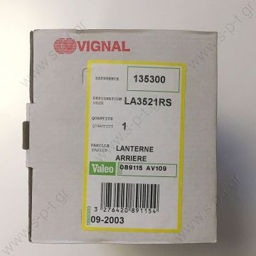 LA35   ΦΑΝΟΙ VIGNAL. ΦΑΝΟΙ ΠΟΛΛΑΠΛΗΣ ΧΡΗΣΗΣ 680. 680121, 680131.  Genuine Vignal LA35 Rear Lamp With Number Plate Light - Part No. 135300 - 