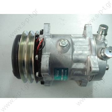 8018 8024  ΣΥΜΠΙΕΣΤΗΣ SANDEN SD7H15 132A2 12V V-OR  5800011 COMPRESSOR SD7H15 Sanden Universal Compressor # 4741  Sanden 4664 Kenworth LE1620 Mack 206RD413M - 