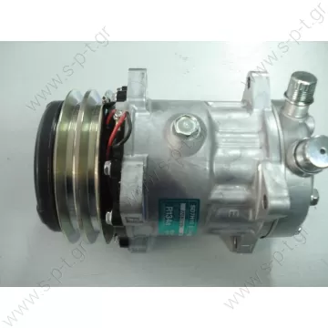 8018, 8024  ΣΥΜΠΙΕΣΤΗΣ SANDEN SD7H15 132A2 12V V-OR  COMPRESSOR,SANDEN,7867-7H15 12V 132mm 2-A, R134a VERT O-RING STEEL ARMATURE, DUST COVER - 
