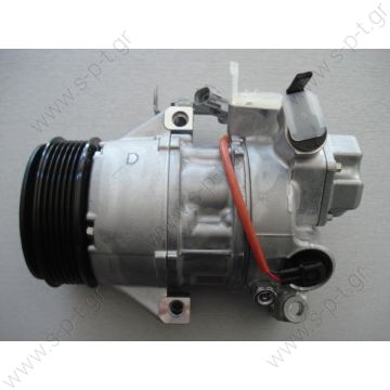447260-1506  ΣΥΜΠΙΕΣΤΗΣ TOYOTA YARIS VVTI 1000cc 2006    ΚΟΜΠΡΕΣΕΡ AC DENSO TOYOTA YARIS   COMPRESSOR TOYOTA  88310-0D200   5SER09C  DENSO DCP50240    Description YARIS COMPRESSOR,NEW, N-DENSO TOYOTA YARIS 5SER09C 8/05 ON - 