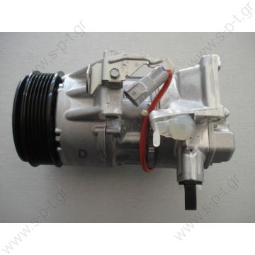 DENSO DCP50240,   ΣΥΜΠΙΕΣΤΗΣ TOYOTA YARIS VVTI 1000cc 2006     KOMPRESSOR  447260-1506 COMPRESSOR TOYOTA 5SER09C  TOYOTA : 883100D202  TOYOTA YARIS Depuis 2006   - 