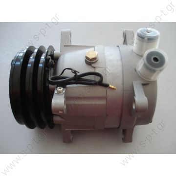 KL000096  ΣΥΜΠΙΕΣΤΗΣ HARRISON V5 132A2 12V V-ROT   Harrison Delphi V5  1" x 1" Type	Harrison / Delphi V5 Ø (mm)	132 Voltage (V)	12 Pulleytype	A2 KOMATSU : 42N0711170, 42N-07-11170 MERLO : 056132 NEW HOLLAND : 72107511 ROLLS ROYCE : UD21300     - 