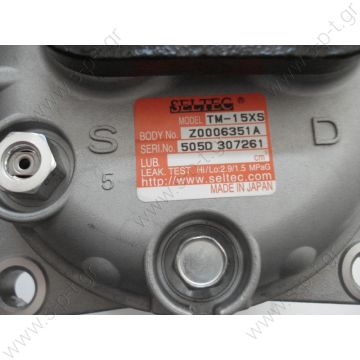TM15EK 2A  24V ΣΥΜΠΙΕΣΤΗΣ SELTEC ZEXEL  ΚΟΜΠΡΕΣΣΟΡ A/C    With ZEXEL COMPRESSOR Compressor - ZEXEL MODEL - TM15 HD    12V V-OR  OR Vertical 24V 5"1/4 Ø132mm 2G A    240103017 - 3CMT104 - 