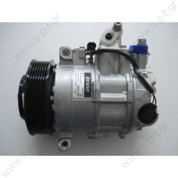 DCP17038, DENSO  ΚΟΜΠΡΕΣΕΡ Α/C MERCEDES   MERCEDES BENZ  N-DENSO,6SEU16C MERCEDES W211, E200 4/06-3/09 E CLASS KOMPRESSOR 7PK, 120MM    0012305511  8070   447180-9710  7SEU17C; 120 mm; PV7; 12V; V / V45 °; ND8; 120-150cc; Mercedes W; DCP17038  - 