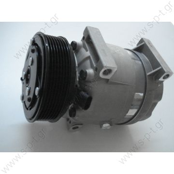 68535 (67535) ΣΥΜΠΙΕΣΤΗΣ  RENAULT MEGANE SCENIC    NISSAN INTERSTAR, PRIMASTAR    NISSAN / OPEL MODEL-PRIMASTAR, INTERSTAR; MOVANO (1.9,2.2) Compressor - DELPHI / HARRISON MODEL  V5  123 MM PV6   No Original 1135309/4403563/9111563/ - 