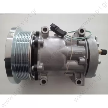 40405147  ΚΟΜΠΡΕΣΕΡ A/C   CATERPILLAR SANDEN SD7H15 24V PV8   U4769 CATERPILLAR, 24V 133MM 8PV R134A   OE: 1630872 - 3949671 - 4301 - 4769   CATERPILLAR SANDEN SANDEN 4355 Caterpillar OEM# 277-7245    CAT: 163-0872, 394-9671 Sanden model: 4769, 4301 - 