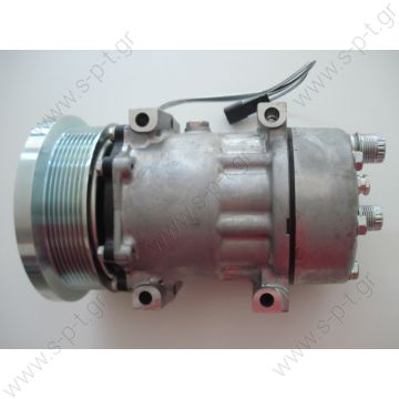40405236   ΚΟΜΠΡΕΣΕΡ A/C     ΣΥΜΠΙΕΣΤΗΣ CLAAS SANDEN SD7H15 12V 133PV8    Sanden Compressor # 4813 4498 CATERPILLAR OEM# 178-9570 Compressors > Earthmoving & farm machines > Caterpillar  40405236  1780782 - 1789570 - 4498 - 4813 - 7963460  - 