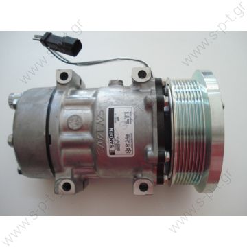 40405236   ΚΟΜΠΡΕΣΕΡ A/C     ΣΥΜΠΙΕΣΤΗΣ CLAAS SANDEN SD7H15 12V 133PV8    Sanden Compressor # 4813 4498 CATERPILLAR OEM# 178-9570 Compressors > Earthmoving & farm machines > Caterpillar  40405236  1780782 - 1789570 - 4498 - 4813 - 7963460  - 