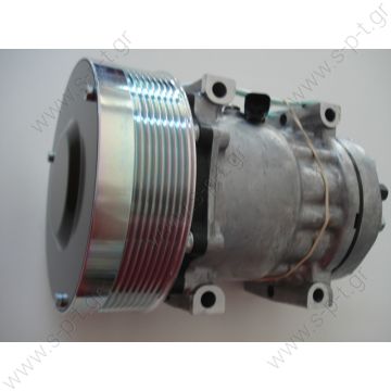 40405268 183-5106  ΣΥΜΠΙΕΣΤΗΣ CASE IH SANDEN SD7H15 14V 152PV8   955C 963C 930H 990H    Sanden Compressor # 4840 4302 CATERPILLAR OEM# 183-5106  Compressors  CATERPILLAR 183-5106 (1835106), Compressor, air conditioning - 