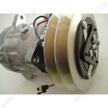 8091 SANDEN   ΣΥΜΠΙΕΣΤΗΣ DEUTZ FAHR AGROTRON SANDEN SD7H15  ΣΥΜΠΙΕΣΤΗΣ SANDEN SD7H15 150  A2 12V H-OR    COMPRESSOR, SANDEN SD7H15 8091 DEUTZ, 12V 150/142.5mm . Compresseur SD7H15 Deutz Agrotron OEM; 1136524, 04411400, 4437338 - 