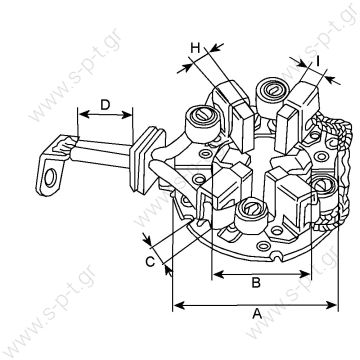 233565 - ΨΥΚΤΡΟΘΗΚΗ ΜΙΖΑΣ 12V BOSCH, VW, FORD   Brush Gear Ψηκτροθήκη  Replacing 1004336368	 BOSCH 1004336853	 BOSCH 2004336212	 BOSCH 333302	 CARGO - 