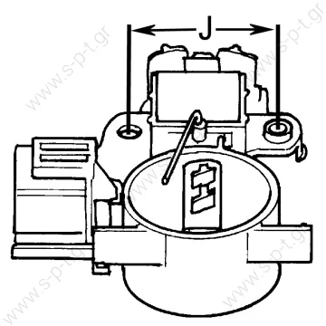 235836 - Regulator  ΑΥΤΟΜΑΤΟΣ MITSUBISHI 12V NISSAN D40    VR-H2009-148 - 