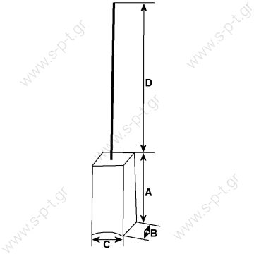 JA-AX35  ΚΑΡΒΟΥΝΑ ΔΥΝΑΜΟΥ   12V TOYOTA, MITSUBISHI, MAZDA 7 x 5 x 15 mm      021660-0390	 DENSO 021660-0420	 DENSO 021660-0460	 DENSO 021660-0510	 DENSO 27371-63020	 TOYOTA 31631-82610	 SUZUKI a648c01271	 MITSUBISHI jaax35 jndx-34 JNDX-37 - 