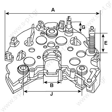 INR422 – TRANSPO, Ανορθωτής Δυναμού Denso     236328  ΑΝΩΡΘΩΤΡΙΑ  RN-34  Rectifier DENSO	10421-0338, 104210-2360, 104210-338, 104210-347, 104210-420, 104210-4591, 104210-5370, 1042103050 TOYOTA	27060-0P020, 27060-0V030, 27060-31020, 27060-OP240 - 