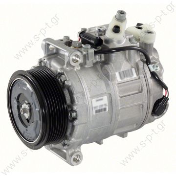 DCP17102  DENSO (DCP17090) ΚΟΜΠΡΕΣΕΡ Α/C MERCEDES   W203/C320 CDI, E400 CDI  CLS 350 CDI 09-  CLS 350 CDI 09-    MERCEDES MODEL-W211 (400 CDI )  DENSO 7SEU17C PV7-100 mm  MERCEDES : A00112301311, AA00112301311, 0012301311, A0012301311   