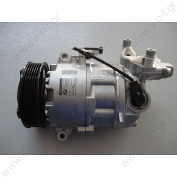 64529182793   ΣΥΜΠΙΕΣΤΗΣ BMW E87(1) E90(3) CALSONIC CSE613C  E90 / E91 Serie 3 316i - 318i - 320i OE: 64509145351 - 64526915380 - 64529145351 - 64529156821 -    E81 / E87 Serie 1 116i - 118i - 120i09 04->09 12 E90 / E91 Serie 3 316i - 318i - 320i09 05- - 