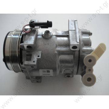 78618 (77618)  ΣΥΜΠΙΕΣΤΗΣ IVECO NEW DAILY I  COMPRESSOR FIAT / IVECO MODEL - DUCATO (2.3JTD); DAILY II (35,29) NUMBER PK - 4 WHEEL SIZE - 112MM Compressor - SANDEN 7V16 FIAT ModelEngine DUCATO DUCATO II2.3 JTD 04,02-08,04 81kW 81kW 2.3 JTD 09.04 - - 