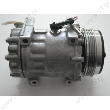 78618 (77618)  ΣΥΜΠΙΕΣΤΗΣ IVECO NEW DAILY I  COMPRESSOR FIAT / IVECO MODEL - DUCATO (2.3JTD); DAILY II (35,29) NUMBER PK - 4 WHEEL SIZE - 112MM Compressor - SANDEN 7V16 FIAT ModelEngine DUCATO DUCATO II2.3 JTD 04,02-08,04 81kW 81kW 2.3 JTD 09.04 - - 