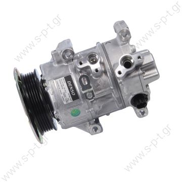 NRF 32648,  ΣΥΜΠΙΕΣΤΗΣ TOYOTA AVENSIS D4D DIESEL 2000    Compressor, air conditioning DENSO DCP50122, Compressor, air conditioning   TOYOTA AVENSIS Estate	2003-... AVENSIS Saloon	2003-... AVENSIS	2003-. - 