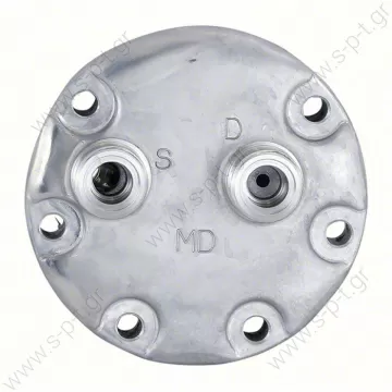 SANDEN SD7 404600037H13 / 7H15 -  ΚΑΠΑΚΙ SANDEN SD7 MD H-ROT HEAD, SANDEN, REAR TUBE-O 709, 7H13/15 R134A MD OE: 7402-9630 - 