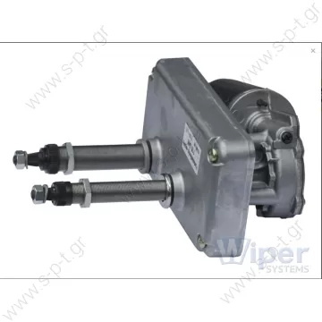 SWF VALEO ITT 105.318  ΜΟΤΕΡ ΚΑΘΑΡΙΣΤΗΡΑ   CATERPILAL JCP SWF Valeo 107859     24V DC SWF VALEO ITT 105.318 parallel windscreen wiper system with wiper motor 24V DC. Parking position left (given in relation to drive shaft  - 
