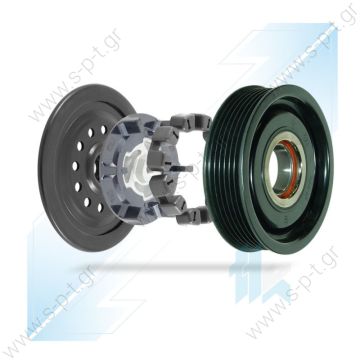 ΤΡΟΧΑΛΙΑ  ΣΥΜΠΙΕΣΤΗ  A/C Compressor Clutch Kit, DENSO 6SEU14C, 6PK (PV6), 120,00/125,00 mm, TOYOTA COROLLA Verso (ZER_, ZZE_, R1_) TOYOTA	AURIS (NRE15_, ZZE15_, ADE15_, ZRE15_, NDE15_)   TOYOTA	VERSO (_AUR2_, _ZGR2_ - 