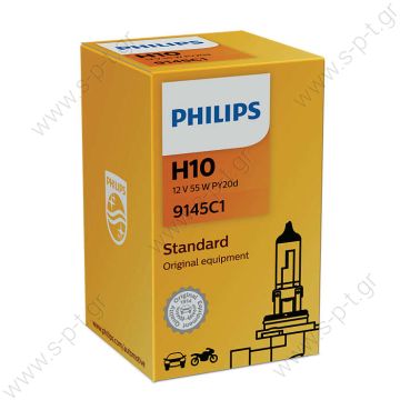9145C1    PHILIPS ΛΑΜΠΑ Η10 12V OPEL ΓΙΑ ΠΡΟΒΟΛΑΚΙΑ           ΛΑΜΠΑ Η10 12V 42W   9145C1 Philips standard lamps - 