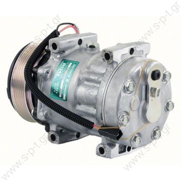 COMPRESOR UNIVERSAL SANDEN SD7H15 8244 - OE: 4281803M1 COMPRESOR AIRE ACONDICIONADO TRACTOR MASSEY FERGUSON   MF565 - MF7465 - MF7475 - MF7480    Series 5400 - 6400 - 7400 - 