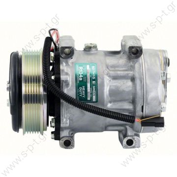 COMPRESOR UNIVERSAL SANDEN SD7H15 8244 - OE: 4281803M1 COMPRESOR AIRE ACONDICIONADO TRACTOR MASSEY FERGUSON   MF565 - MF7465 - MF7475 - MF7480    Series 5400 - 6400 - 7400 - 