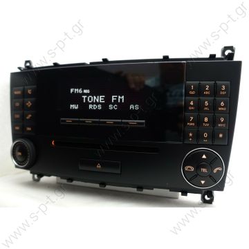 203 870 45 89   MERCEDES MF2730 /// C CLASS W203 /// CL203 / A 203 870 45 89 / (No:1819063)  Mercedes C Class Stereo Radio CD Player A 203 870 45 89      W203 / W463 AUDIO/CD 20 OPERATING UNIT  - 