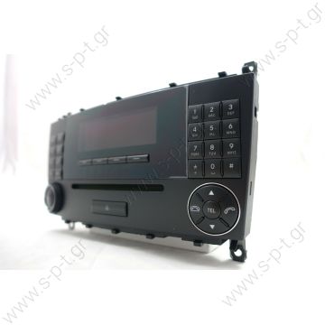 203 870 45 89   MERCEDES MF2730 /// C CLASS W203 /// CL203 / A 203 870 45 89 / (No:1819063)  Mercedes C Class Stereo Radio CD Player A 203 870 45 89      W203 / W463 AUDIO/CD 20 OPERATING UNIT  - 