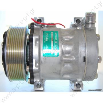 7320 SANDEN SD7H13  ΚΟΜΠΡΕΣΕΡ A/C - MAZDA 323 (90) - Sanden SD7H13    SANDEN ΚΟΜΠΡΕΣΕΡ 12V R134A  KOMPRESOR SD7H13 MODEL - SD7320 PULLEY - 119MM BELT - 8PK   VOR      SD7H13-708 (7320) V.O.R. 119/PV8 (ΚΑΡΦ)     - 