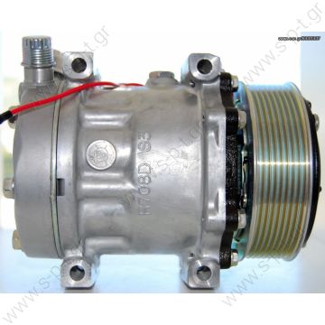 7320 SANDEN SD7H13  ΚΟΜΠΡΕΣΕΡ A/C - MAZDA 323 (90) - Sanden SD7H13    SANDEN ΚΟΜΠΡΕΣΕΡ 12V R134A  KOMPRESOR SD7H13 MODEL - SD7320 PULLEY - 119MM BELT - 8PK   VOR      SD7H13-708 (7320) V.O.R. 119/PV8 (ΚΑΡΦ)     - 