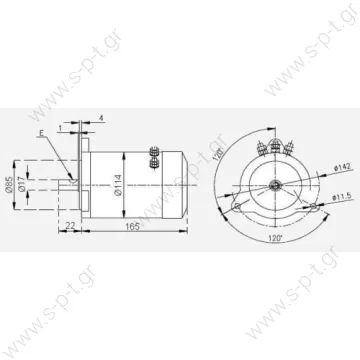 30552  ΜΟΤΕΡ  24V 1000W CIMA 1915  C.I.M.A  WINDLASS ENGINE TIGERS 24V 1000W CIMA 1915 30552     CIMA 24V 1200W ΜΟΤΕΡ ΔΕΞΙΑ ΑΡΙΣΤΕΡΑ       - 